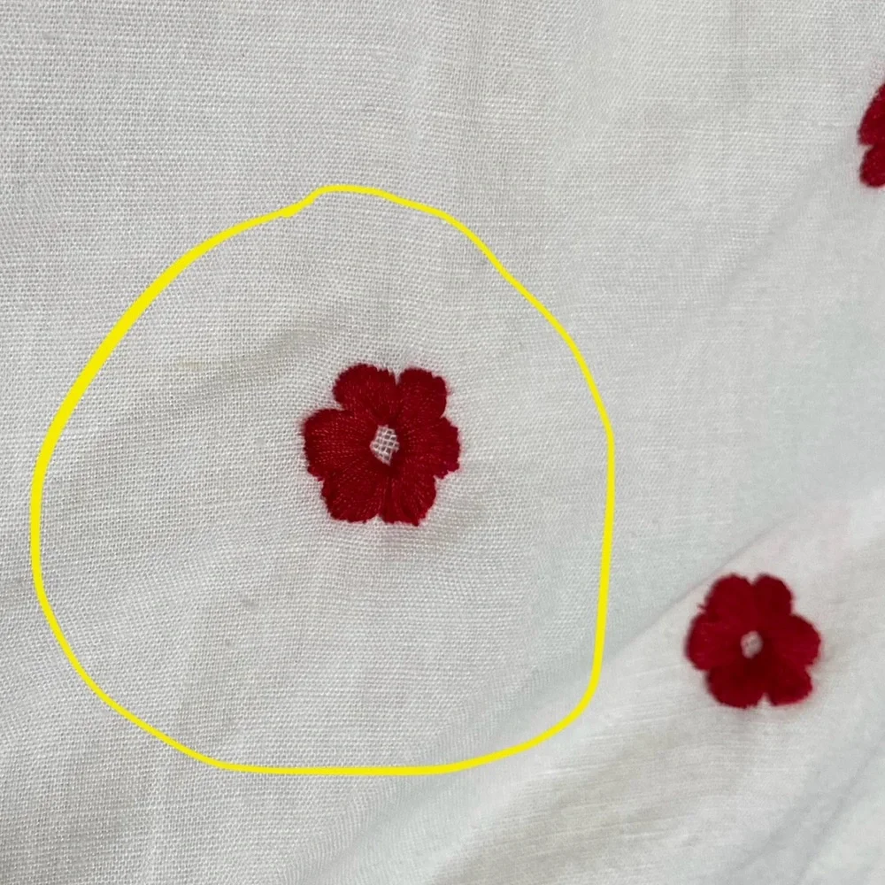 RHODE White and Red Polka Dot Midi Dress - Picture 12 of 12